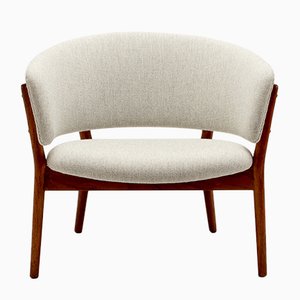 ND83 Chair in Teak and Wool by Nanna Ditzel for Søren Willadsen Møbelfabrik, Denmark, 1950s