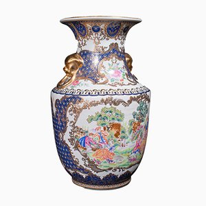 Vaso decorativo vintage in stile Art Déco in ceramica, Italia, anni '40