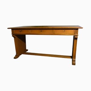 Wooden Desk & Chair, Set of 2