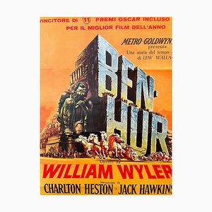 Italian Ben Hur Film Poster, 1960s