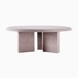 Mesa de comedor Laoban circular de hormigón de Uhpc Cement Mortar de Forma E Cemento