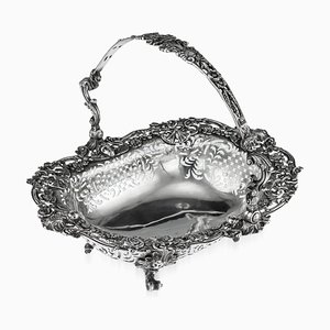 19th Century Georgian Silver Basket from Edward Farrell, 1820s