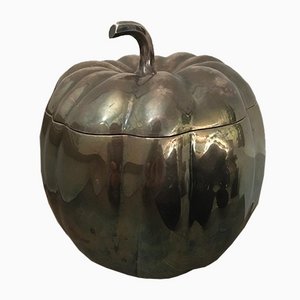 Silver Plated Apple Ice Bucket from Teghini, Florence, Italy, 1960s