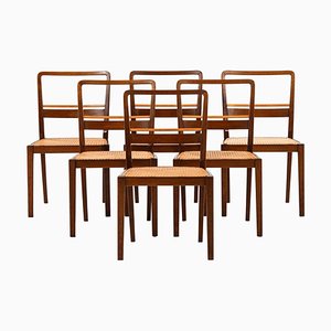 Dining Chairs by Erik Chambert, Norrköping, Set of 6