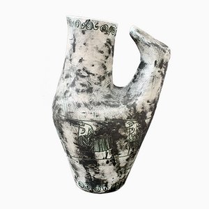 French Ceramic Zoomorphic Pitcher by Jacques Blin, 1950s