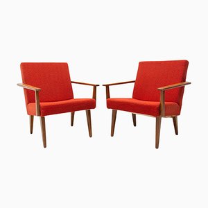 Fauteuils Mid-Century de Tatra, Tchécoslovaquie, 1960s, Set de 2