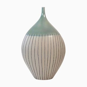 Vaso grande in stile minimalista in ceramica, anni '60