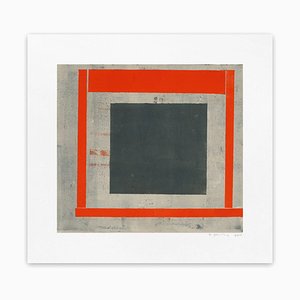 Elizabeth Gourlay, Slate Red Ash 2, 2013, Monotype on Paper