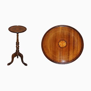 English Sheraton Revival Hardwood Tripod Table