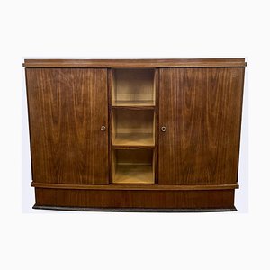 Art Deco Rosewood Chest of Drawers or Bar with Open Compartment, France, 1930s