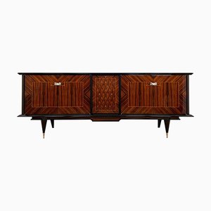 Art Deco Style Macassar Veneer Sideboard, 1950s