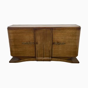 Art Deco Sideboard in Rosewood with Brass Applications, Paris, 1920s