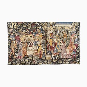 Medieval Aubusson Halluin Tapestry