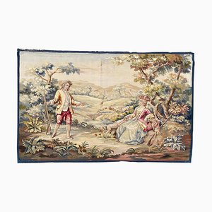 Antique French Aubusson Fine Tapestry