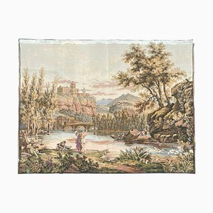 Vintage French Aubusson Style Jacquard Tapestry