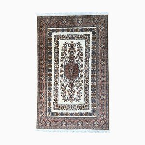 Pakistanischer Vintage Teppich aus Seide und Wolle