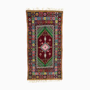Langer marokkanischer Vintage Teppich Rabat