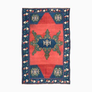 Alfombra plana Karabagh armenia vintage Kilim