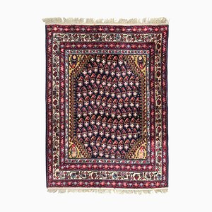 Vintage French Malayer Style Knotted Rug