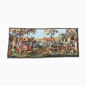 Vintage Aubusson Style Jacquard Tapestry