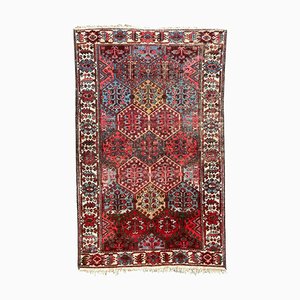 Antique Distressed Kurdish Rug