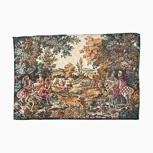 Vintage Aubusson Style Jacquard Tapestry