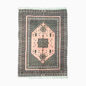 Rustikaler marokkanischer Vintage Teppich im Rabat Design