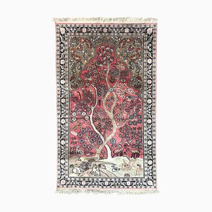 Vintage Silk Kashmir Rug