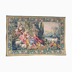 Mid-Century Aubusson Style Jacquard Tapestry
