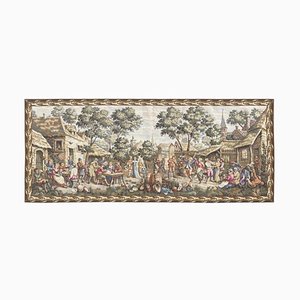 Französischer Jacquard Gobelin Wandbehang im Aubusson-Stil