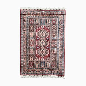 Pakistanischer Vintage Teppich aus Seide und Wolle