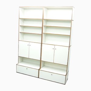 BMZ 3000 Shelving System with Drawer from Möbel Behr, 1970s, Set of 2