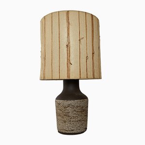 Scandinavian Style Table Lamp with Ceramic Base and Shade, 1960s