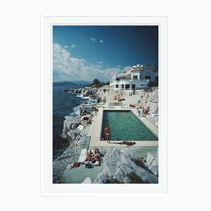 Slim Aarons, Eden-Roc Pool, Print, Enmarcado