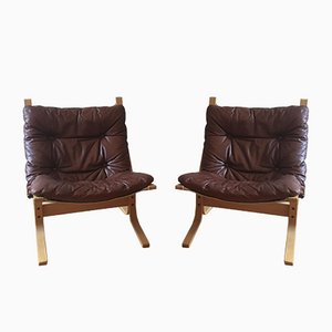 Vintage Siesta Lounge Chairs by Ingmar Relling for Westnofa, 1968, Set of 2