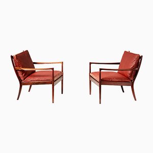 Rosewood Samson Chairs by Ib Kofod Larsen, 1950s, Set of 2