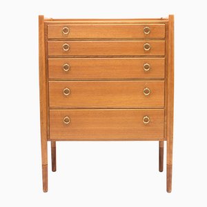 Mid-Century Swedish Teak Chest of Drawers from Treman, 1960s