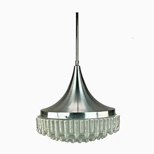 Lampe Bulle en Chrome et Verre, 1960s