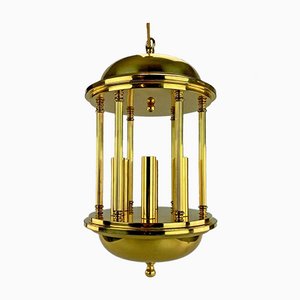 Large Brass Ceiling Lamp, 1970s