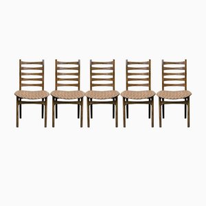 Dining Chairs, 1960s, Set of 5