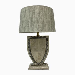 Tessellated Marble Veneer Table Lamp from Maitland-Smith