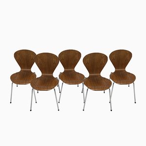 Dining Chairs, 1960s, Set of 5