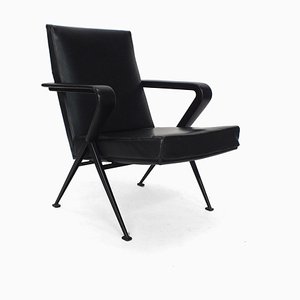 Black Repose Chair by Friso Kramer for Ahrend De Cirkel