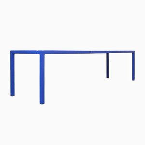 Long Blue Fibreglass School Table