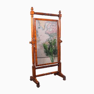 Viktorianischer englischer Cheval Ankleidespiegel, 1880er