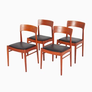Dining Chairs by Henning Kjaernulf for Korup Stolefabrik, Set of 4