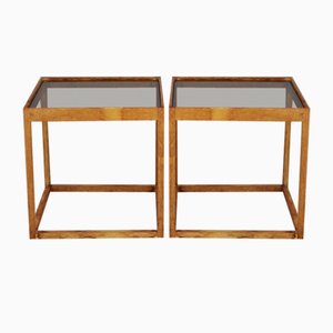 Tables Cube par Kurt Østervig pour KB Møbler, Danemark, 1960s, Set de 2