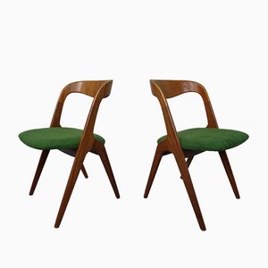 Mid-Century Teak Stühle von Vamo Sondeborg, 1960er, 2er Set