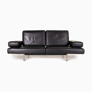 DS 460 Black Leather Sofa from De Sede