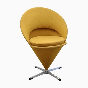 Cone Chair in Original Fabric by Verner Panton, Denmark, 1960s
